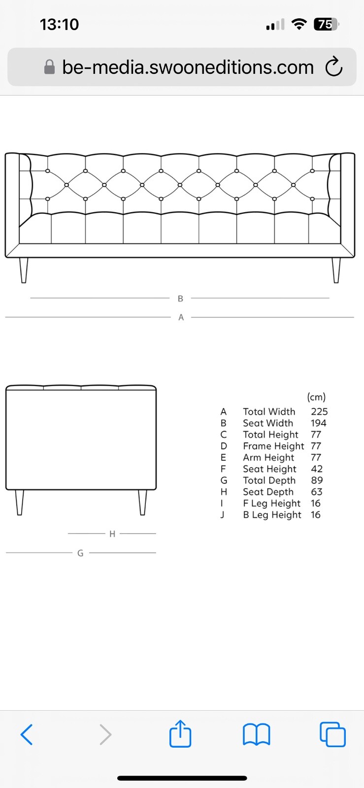 Swoon Vincent 3 seater velvet sofa in Ink easy velvet excellent