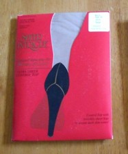 Womens Vintage Rare Intrigue Ultra Sheer Taupe Nylon Control Top Pantyhose Sz A