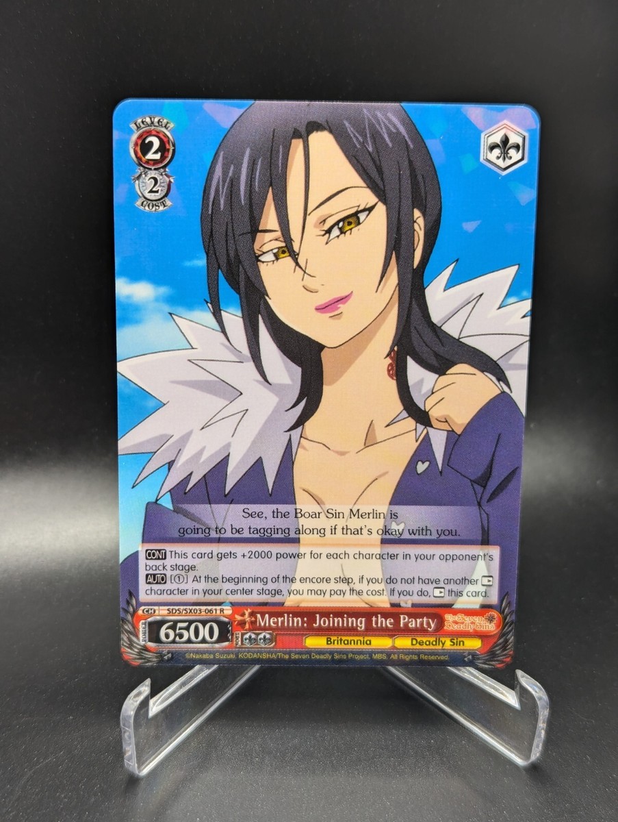 Weiss Schwarz Merlin Joining The Party SDS/SX03-061 R The