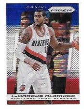 LAMARCUS ALDRIDGE 2013-14 Prizm Prizms Blue White & Red Mosaic Monster Box #53