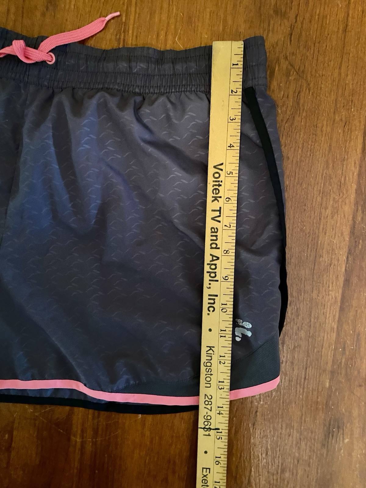 Fila Sport pantaloncino donna XL grigio rosa atletico cordino corsa spiaggia nuoto