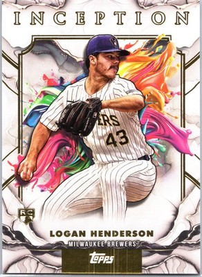 2025 Topps Inception #12 Logan Henderson Milwaukee Brewers