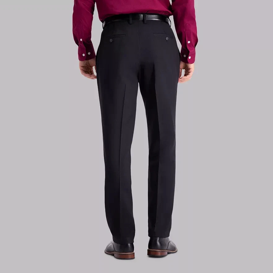 Haggar Travel Performance Tailored Fit Mens Suit Pants Black Stretch 36x29 NWT - Image 2 of 4