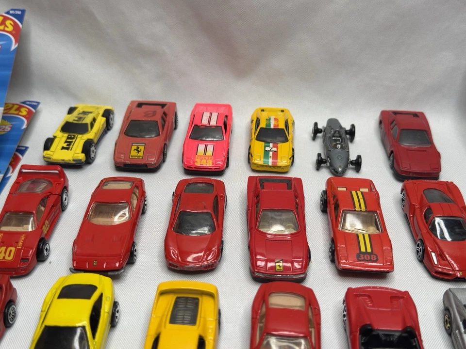 Ferrari Diecast Lot 30 Cars Hot Wheels Matchbox Vintage Rare Mix New & Loose - Image 4 of 4