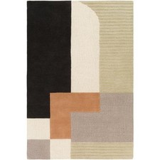New Hand Tufted Nz Wool Rug Color Multicolor Bedroom Handmade Design Carpet Rug