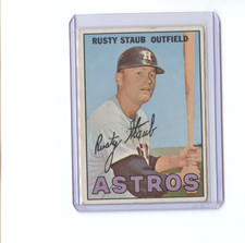 1967 Topps Rusty Staub Houston Astros #73🚀😳💥 VG/VG+