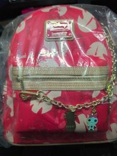 Lounge Fly Disney Lilo And Stitch Minibackpack W/Charms