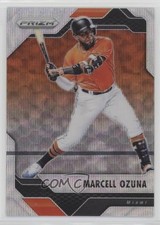 2017 Panini Chronicles Prizm Blue Wave Prizm 57/199 Marcell Ozuna #46 0w7