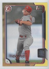 2015 Bowman Prospects Yellow Nick Petree #BP84 0c4