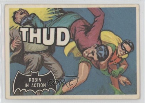 1966 OPC Batman Black Bat #18 Robin in Action — Raw
