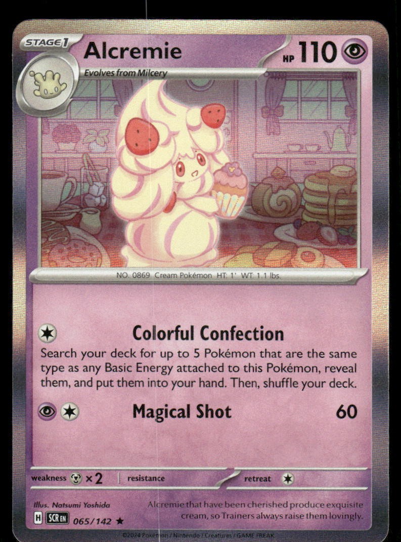 Alcremie - Holo - Rare - 065/142 - NM