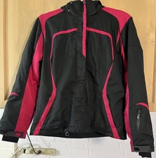 Polar Edge Ski Jacket Silver Series Snow Winter Pink Black Women's XL