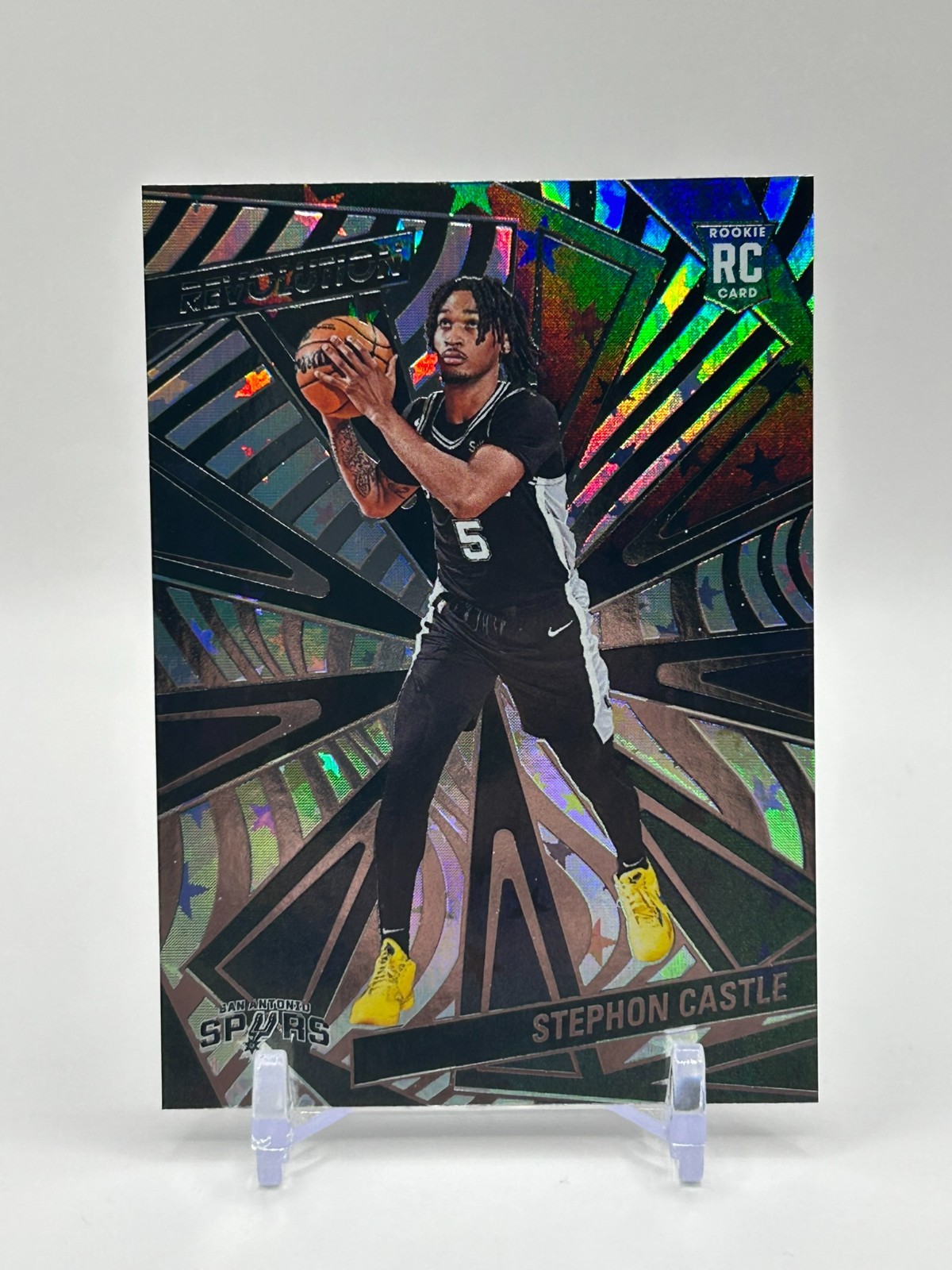 2024-25 Panini Revolution Stephon Castle RC Rookie Astro #116 San Antonio Spurs