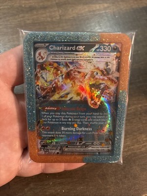 Pokemon Tcg Charizard Ex Custom Art Real Card Enclosed