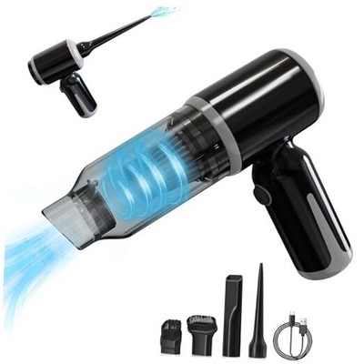 Cordless Vacuum Cleaner-Mini Air Duster, Portable Handheld Vacuum, 3 in1Dry