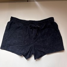 Athleta Camo Farallon Short Black Camouflage Athletic Knit Activewear Shorts