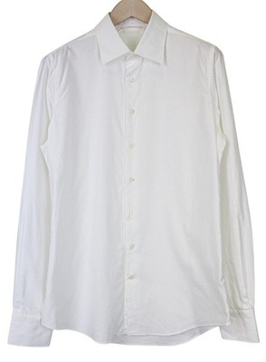 SUITSUPPLY Herren Festliches Hemd S Extra Slim Weiß Baumwolle Klassisch Rein Langarm