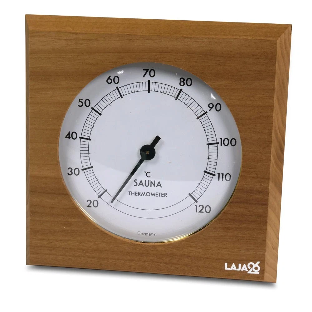 Saunathermometer Edelstahl Temperatur Luftfeuchte