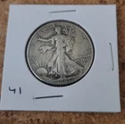 1941 p circulated Walking Liberty half dollar