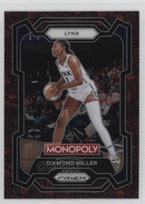 2024 Panini Prizm Monopoly WNBA Classic Icons Red Prizm Diamond Miller #9 12qx