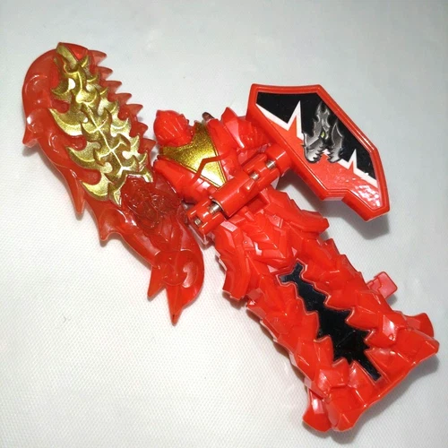 Power Rangers Dino Fury Ryusoulger DX Dime Volcano Dimetro Blazing Megazord Used - Picture 2 of 9