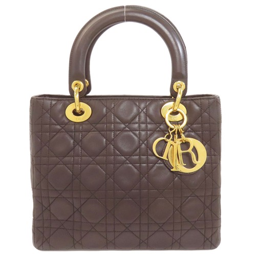 CHRISTIAN DIOR  Lady Dior Handbag Lambskin  Ladies [Used]
