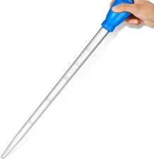 17.7In 1 Pieces Long Pipette for Fish Tank Coral Food Feeder Long Syringe Reef C