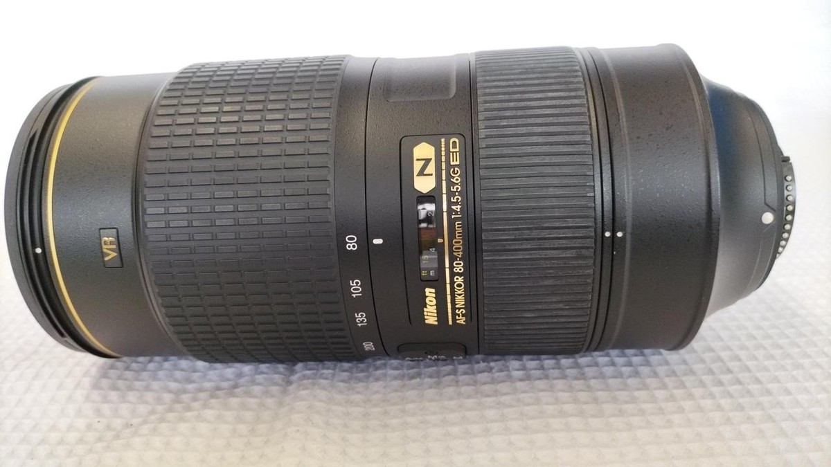 Nikon AF-S Nikkor 80-400mm Telephoto Zoom Lens, used, includes