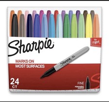 Sharpie Fine Point Color Burst Permament Markers - Pack of 25 448649 