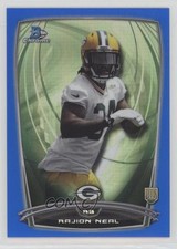 2014 Bowman Chrome Blue Refractor 192/199 Rajion Neal #183 0a2