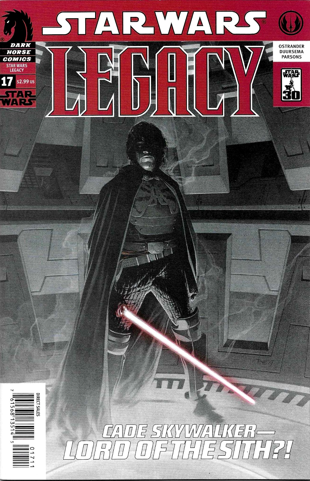 STAR WARS LEGACY #17 (VOL 1)  1ST APP XoXAAN  DARK HORSE COMICS  OCT 2007  NM