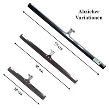 Bodenwischer Wasserschieber Abzieher Moosgummi Doppellippe 35-55-75 cm