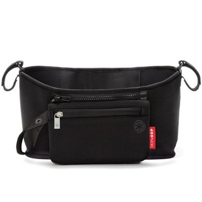 Skip Hop Grab & Go Kinderwagen Organizer Getränkehalter schwarz Tasche Buggy