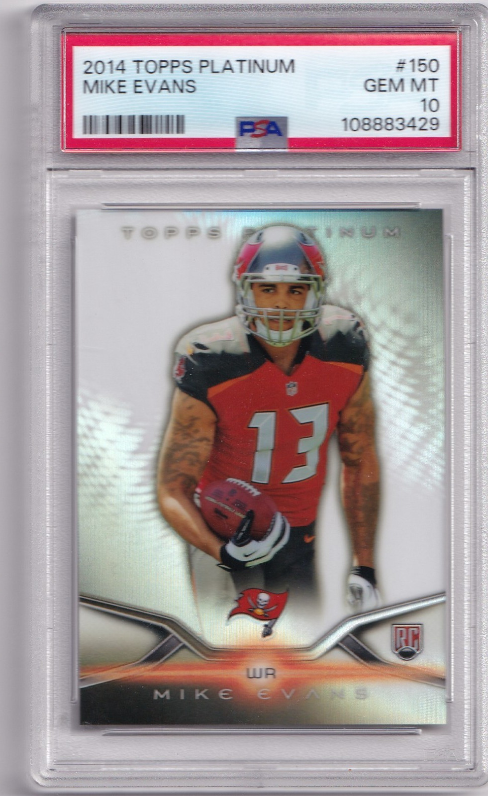 Mike Evans Topps Platinum #150 Base