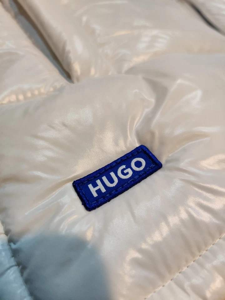 Hugo Sleeveless Down Jacket - White. ( All Sizes) - Image 3 of 4