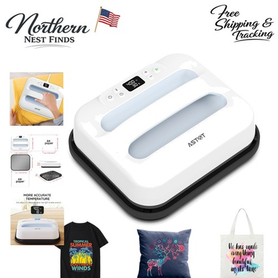 #ad 12quot; x 10quot; Heat Press with Anti Overheating Design amp; Quick Heating for Crafters $131.99