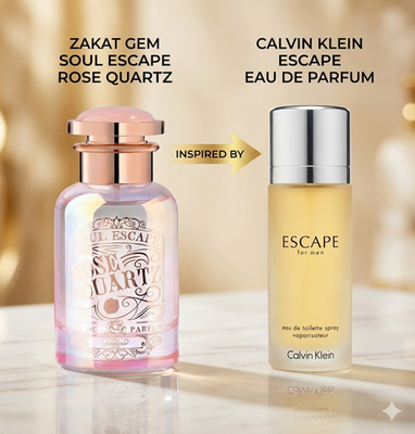 Zakat Soul Escape Rose Quartz EDP Fragrance Spray for Women 3.4 FL