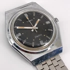 Timex Electric Vintage Watch Black Dial 1970s For Parts Repair Not Working (X9)