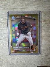 2025 Bowman Chrome Samuel Basallo True Gold Refractor /50 Orioles #BCP-109