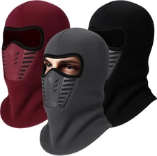 Balaclava Ski Mask Winter Fleece Warm Face Mask Breathable Motorcycle Head Hood