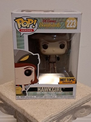 Pop Heroes Hawkgirl DC Comics  Bombshells #223 Sepia New In Box Hot Topic Funko