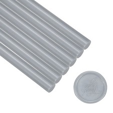 6 Pcs Glue Gun Sealing Wax Sticks for Stamp, Silver