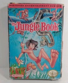 The Jungle Book ( Nintendo NES - 1994 ) In Box With Manual Tested + Blockbuster