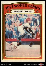 1972 Topps #228 Manny Sanguillen 1971 World Series - Game #6 7 - NM