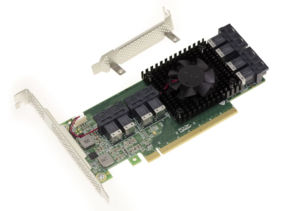 Multi Host Switch Card. Chipset Plx Pex 8749 128Gb/S 8 SSD U2 Nvme Or Pcie 4x - Image 2 of 3