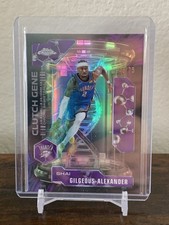 2025-26 topps chrome basketball Clutch Gene Shai Gilgeous-Alexander 48/75