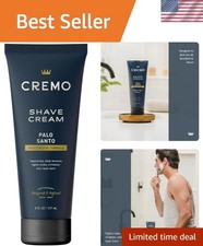 Astonishingly Smooth Palo Santo Shave Cream - Fights Nicks  Razor Burn, 6 Oz