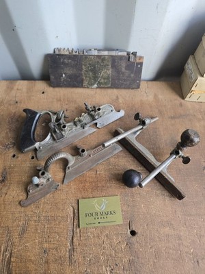 Stanley No45 Kombination Hobel Lineal & Wasserwaage Ära Made in USA Ersatzteile Reparaturen