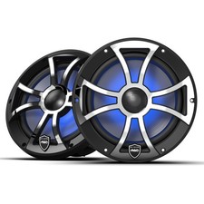 Wet Sounds REVO 8 XS-B-SS V3 - Revolution Series 8" RGB LED Marine Coaxial Sp...