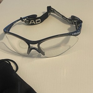 HEAD Protective Eyewear for Racquet Sports with Strap and Pouch